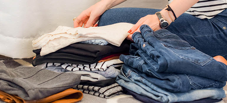 Stacked-clothes