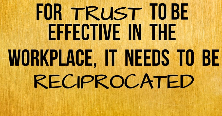 Building Trust at Work