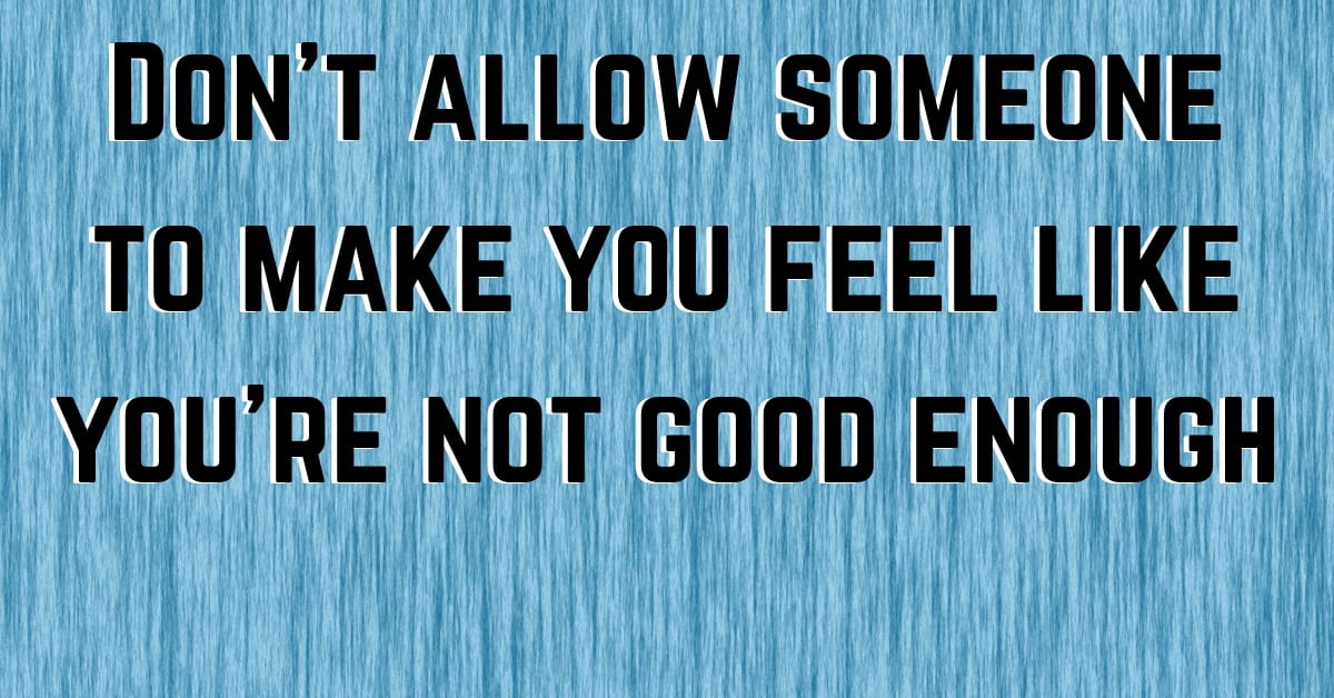 You are Enough