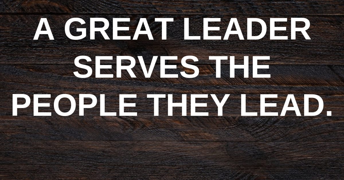 Great Leaders Actually Care