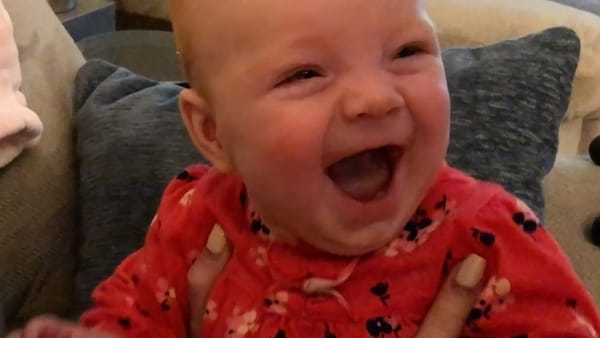 Claire's First Laugh