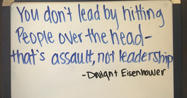 Great Leaders Bring out the Best in Others