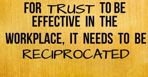 Building Trust at Work