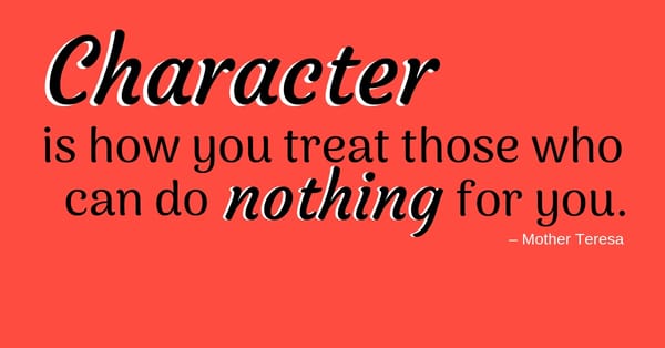 Take Charge and Define Your Character