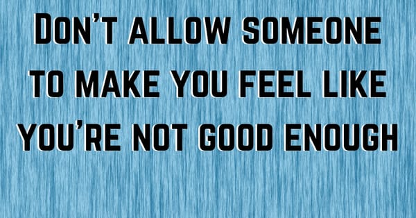 You are Enough