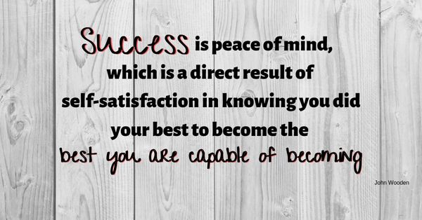 The Many Definitions of Success