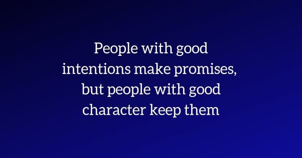 Leaders Stand Behind What They Say