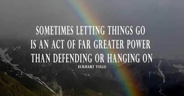 Things to Let Go Of