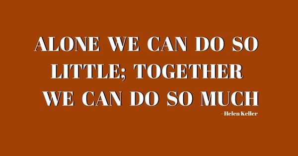 Success Is A Collaborative Effort