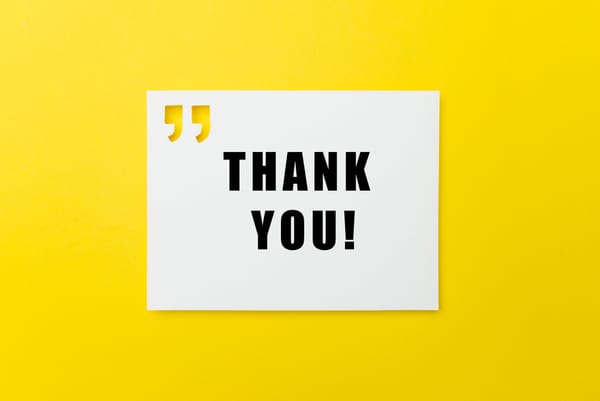 Reciprocating Appreciation